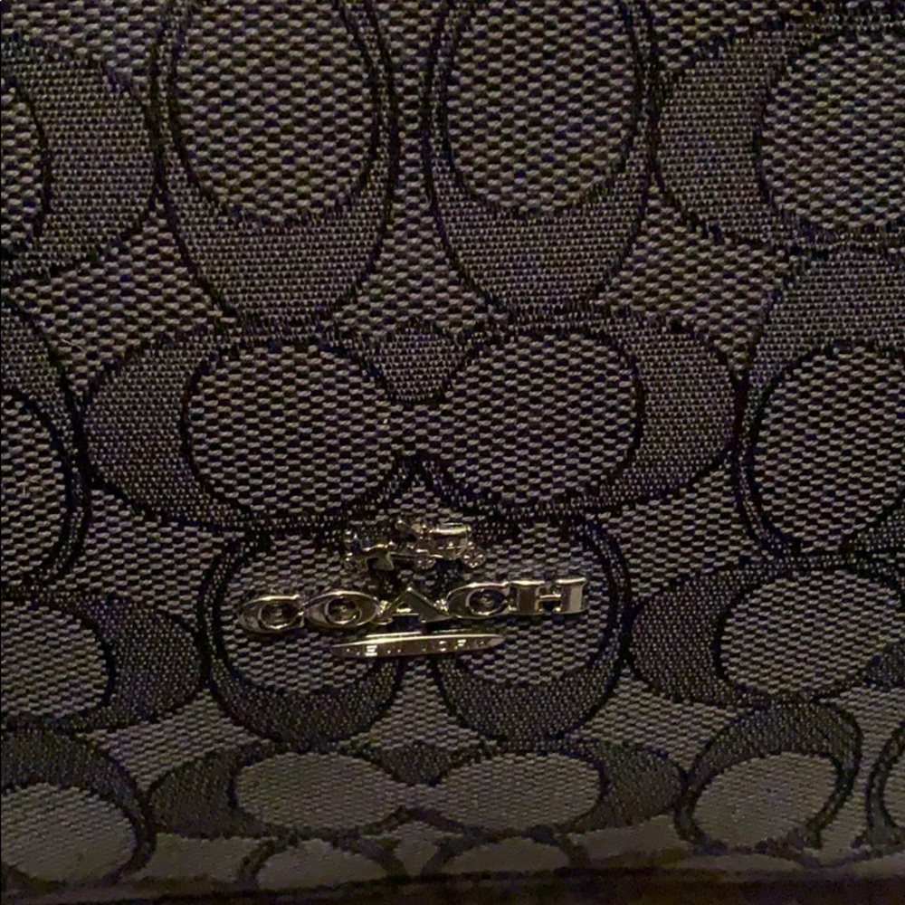 Coach Signature Handbag - Picture 2 of 8